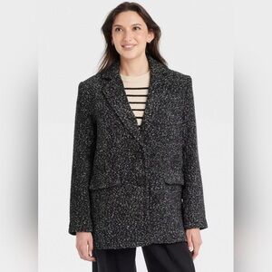 Universal Thread Black and White Blazer